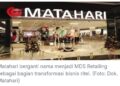 PT Matahari Department Store Tbk Kini Menjadi PT MDS Retailing Tbk