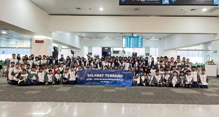 Viral Siswa SD di Salatiga Piknik ke Jakarta Sewa Pesawat Garuda