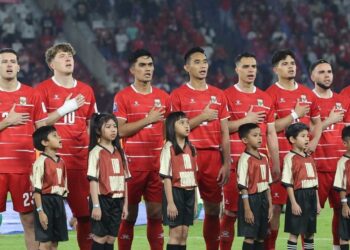 LAGA UJI COBA: Para pemain Timnas Indonesia pada laga melawan Bulgaria di final FIFA Series pada Senin (30/3/2026) (Foto Ilustrasi: (c) Muhammad Iqbal Ichsan)