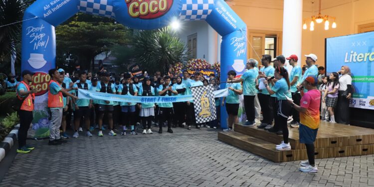 Literasi Dibawa ke Jalanan, Perpusnas Rayakan Usia ke-46 dengan Lari 5 Kilometer