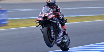 PERFORMA MAKSIMAL: Jorge Martin menjuarai sprint race MotoGP Prancis pada Sabtu (9/5/2026) malam. (Foto: Anadolu via Getty Images/Anadolu)