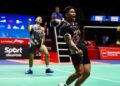Langkah Fajar/Fikri di Singapore Open 2026 Berjalan Mulus 6 DEBUT POSITIF: Fajar Alfian/Muhammad Shohibul Fikri memastikan tiket empat besar Singapore Open 2026 usai menyingkirkan pasangan Malaysia, Goh Sze Fei/Nur Izzuddin. (Foto: PBSI)