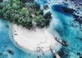 WISATA PANTAI: Pulau Kelapa memegang predikat sebagai wilayah dengan konsentrasi penduduk tertinggi sekaligus pusat perputaran ekonomi paling aktif di Kabupaten Kepulauan Seribu, Jakarta. (Foto Ilustrasi:exploreseribu.com)