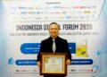 KINERJA POSITIF: Consumer Funding & Wealth Business Head PT Bank Danamon Indonesia Ivan Jaya menerima penghargaan dalam ajang 15th Infobank-Isentia Digital Brand Appreciation 2026. (FOTO: SHANTY AULIA/KORANINDOPOS.COM)