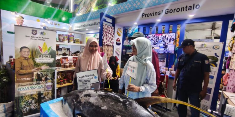 AGROBISNIS: Kontak Tani Nelayan Andalan (KTNA) bersama PT Fery Agung Corindotama (FERACO) membuka Pekan Nasional (PENAS) Petani Nelayan XVII Tahun 2026 di GOR David-Tony, Limboto, Kabupaten Gorontalo. (Foto: Dok./KTNA)