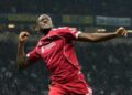 SELEBRASI: Pemain Liverpool, Ibrahima Konate, merayakan gol yang kemudian dianulir setelah pemeriksaan VAR dalam laga Liga Champions kontra Inter Milan, Rabu (10/12/2025). (Foto: (c) AP Photo/Luca Bruno)