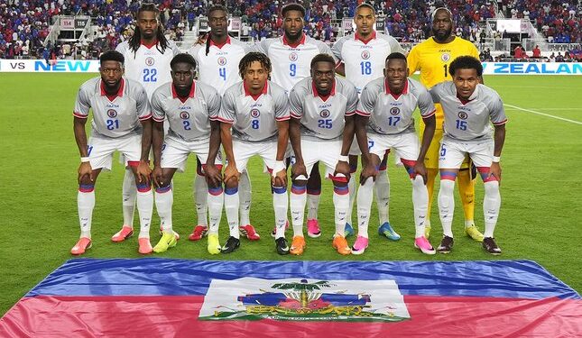 Skotlandia Berpeluang Lolos Fase Gugur di Piala Dunia 2026 1 FASE GUGUR: Starting XI Timnas Haiti sebelum kickoff melawan Selandia Baru pada 3 Juni 2026 saat laga uji coba jelang Piala Dunia 2026. (Foto Ilustrasi: (c) AP Photo/Rebecca Blackwell)