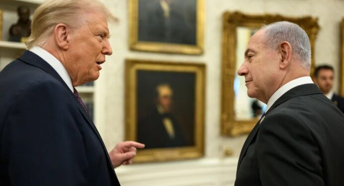 TAK HARMONIS: Presiden Amerika Serikat Donald Trump dan Perdana Menteri Israel Benjamin Netanyahu dalam satu momentum di Gedung Putih. (Foto Ilustrasi: Dok./ whitehouse.gov)