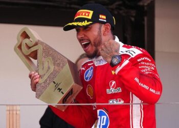 JUARA 7 KALI: Lewis Hamilton sukses memenangkan balapan GP Barcelona 2026. (Foto: PA Images via Getty Images/David Davies - PA Images)