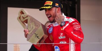 JUARA 7 KALI: Lewis Hamilton sukses memenangkan balapan GP Barcelona 2026. (Foto: PA Images via Getty Images/David Davies - PA Images)