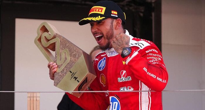 JUARA 7 KALI: Lewis Hamilton sukses memenangkan balapan GP Barcelona 2026. (Foto: PA Images via Getty Images/David Davies - PA Images)