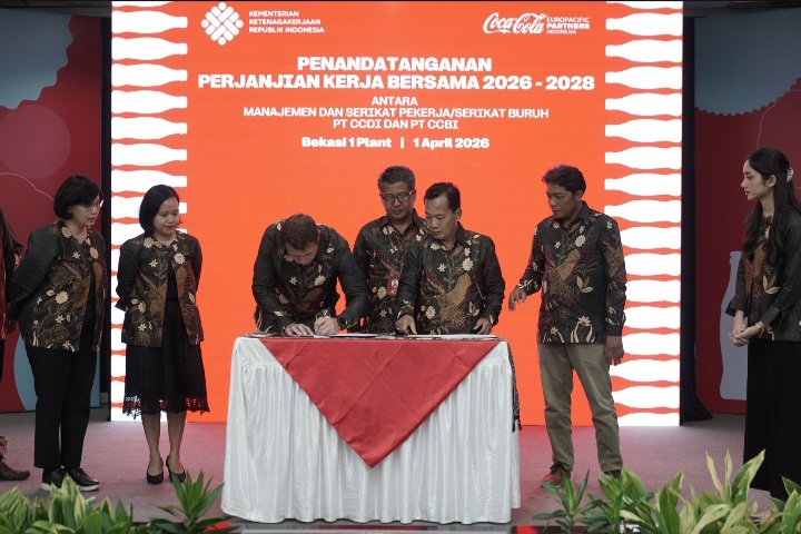Coca-Cola Europacific Partners Indonesia dan Serikat Pekerja Sepakati Perjanjian Kerja Bersama 2026 - 2028 7 Coca-Cola Europacific Partners Indonesia dan Serikat Pekerja Sepakati Perjanjian Kerja Bersama 2026 – 2028
