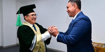 Dirut BULOG Hadiri Pengukuhan Profesor Kehormatan Anggota VII BPK RI