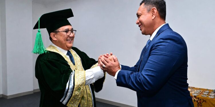 Dirut BULOG Hadiri Pengukuhan Profesor Kehormatan Anggota VII BPK RI