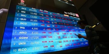 IHSG Tiba-Tiba Anjlok Lebih dari 4 Persen, Terperosok ke Level 5.946 pada Sesi I Perdagangan
