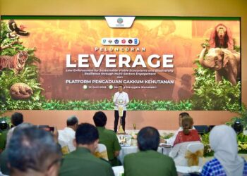 Kemenhut Resmikan Lembah Aviary dan Penangkaran Rusa Timor, serta Lepasliarkan Dua Elang Jawa di Lanskap Megamendung