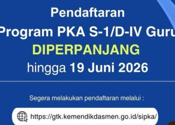 Pendaftaran Beasiswa S1/D4 Guru Kemendikdasmen Diperpanjang hingga 19 Juni 2026 2 Pendaftaran Beasiswa S1/D4 Guru Kemendikdasmen Diperpanjang hingga 19 Juni 2026