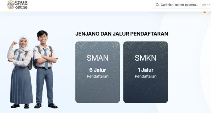 SPMB SMA Banten 2026 Resmi Dimulai, Jalur Domisili Lingkungan Sekolah Dibuka Lebih Dulu