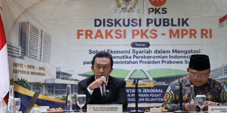 Fraksi PKS MPR RI Bahas Solusi Ekonomi Syariah untuk Perkuat Perekonomian di Era Pemerintahan Prabowo 1 Fraksi PKS MPR RI Bahas Solusi Ekonomi Syariah untuk Perkuat Perekonomian di Era Pemerintahan Prabowo