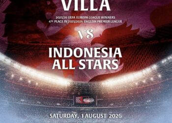Aston Villa Datang ke Jakarta Bawa Trofi Liga Europa, Garnacho Siap Debut Lawan Indonesia All Stars