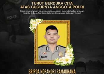 Bareskrim Polri Berduka, Bripda Nopandri Gugur dalam Operasi Penggerebekan Bandar Sabu di Katingan