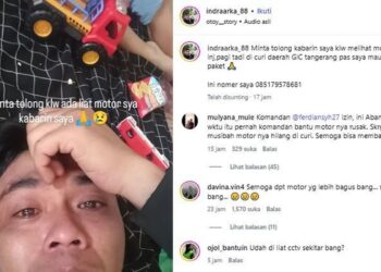 Tinggalkan Motor Dua Menit untuk Ambil Paket, Driver Ojol di Tangerang Kehilangan Kendaraan