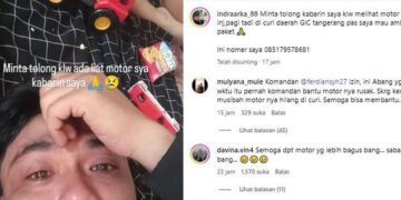 Tinggalkan Motor Dua Menit untuk Ambil Paket, Driver Ojol di Tangerang Kehilangan Kendaraan