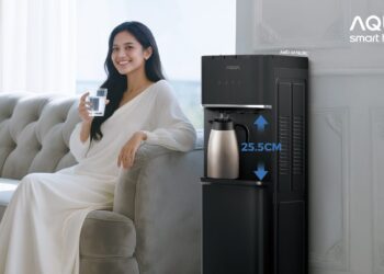 Lebih dari Sekadar Air Minum, AQUA AWD-3A1BUBC Dukung Gaya Hidup Sehat dan Praktis di Rumah