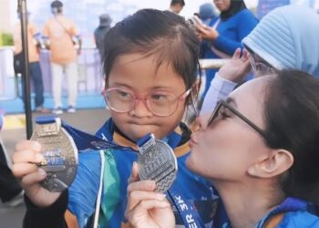 Wulan Guritno Akui Dapat Inspirasi dari Anak Disabilitas Saat Ikut Lari 3K