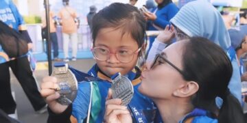 Wulan Guritno Akui Dapat Inspirasi dari Anak Disabilitas Saat Ikut Lari 3K