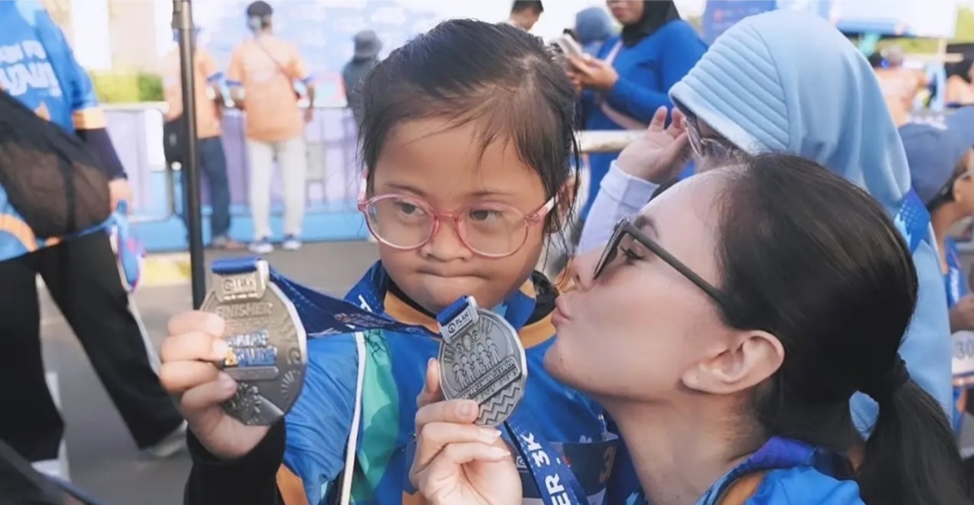 Wulan Guritno Akui Dapat Inspirasi dari Anak Disabilitas Saat Ikut Lari 3K