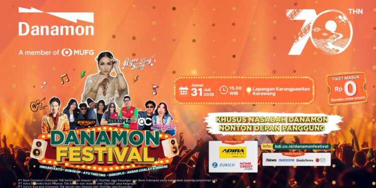 Danamon Rayakan HUT ke-70 Lewat Danamon Festival, Hadirkan Hiburan dan Promo Menarik untuk Masyarakat