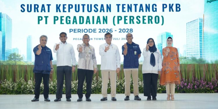 PT Pegadaian Resmi Terima SK Perjanjian Kerja Bersama Periode 2026–2028 dari Kemenaker RI