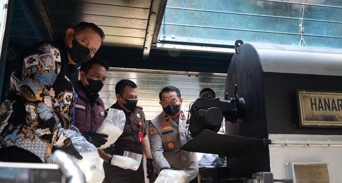 Polda Banten Musnahkan 73,2 Kg Sabu, 7,4 Kg Ganja dan Vape Etomidate, Selamatkan 332 Ribu Jiwa dari Ancaman Narkoba