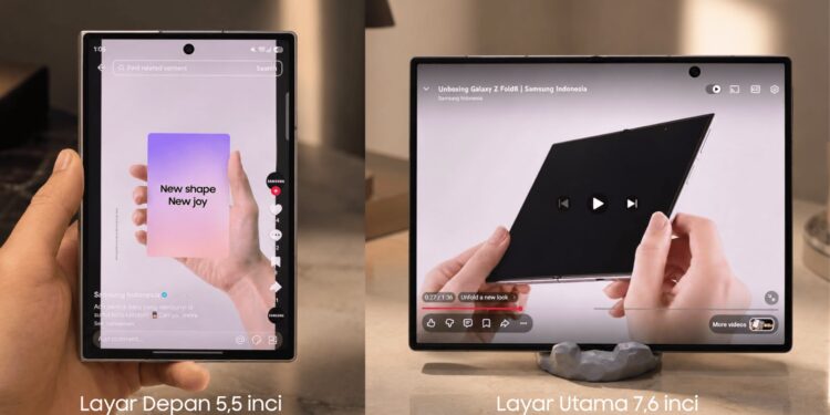 5 Aktivitas yang Terasa Lebih Nyaman dengan Layar Besar Galaxy Z Fold8