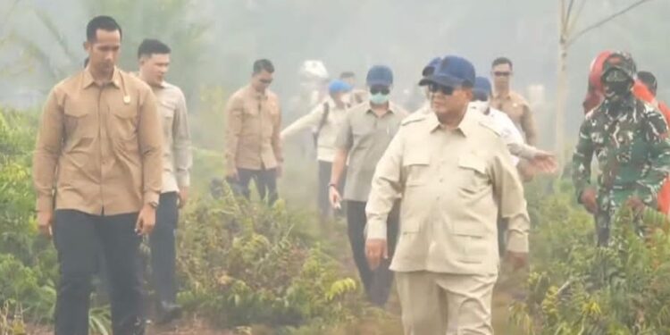 Prabowo Tegaskan Korporasi yang Sengaja Bakar Hutan Akan Ditindak Jika Terbukti