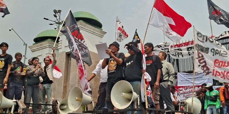 AMPB Duga Ada Oknum Provokator yang Ingin Pecah Solidaritas Massa Aksi dan Ojol