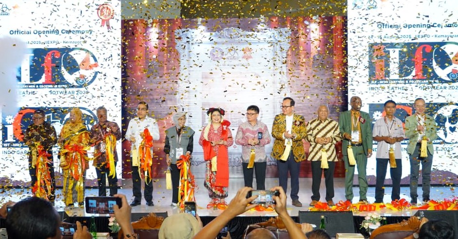 PAMERAN BERGENGSI: Krista Exhibitions Group menyelenggarakan seremonial pembukaan empat pameran sekaligus di JIExpo Kemayoran, Jakarta Pusat, pada 5–7 Agustus 2026. (FOTO: WAYTRI/KORANINDOPOS.COM)