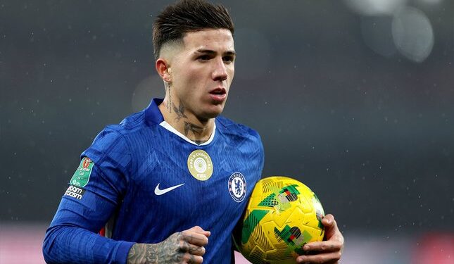 Transfer Enzo Fernandez Dari Chelsea Ke Manchester City Batal 1 BURSA TRANSFER: Gelandang Chelsea, Enzo Fernandez. (Foto: (c) AP Photo/Ian Walton, File)