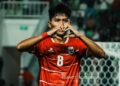 Garuda Muda Jamu Malaysia Pada Kualifikasi Piala Asia U-20 di Laos Sore Ini 6 PEMAIN ANDALAN: Selebrasi bintang Timnas Indonesia U-19, Arkhan Kaka, saat melawan Myanmar di Piala AFF U-19 2026. (Foto: (c) dok.Timnas Indonesia)