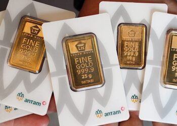 Harga Emas Antam Hari Ini Stagnan di Rp2,69 Juta per Gram