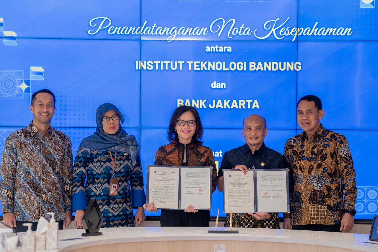 Bank Jakarta dan ITB Jalin Kerja Sama Pendidikan dan Riset
