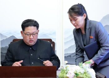 AS-KORUT: Kim Jong Un dan Kim Yo Jong. (Foto: AFP/KOREA SUMMIT PRESS POOL)