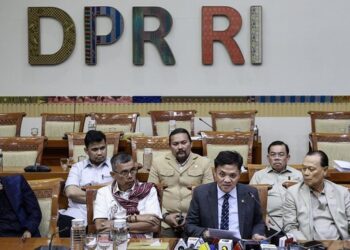 DUGAAN PEMERASAN: Komisi III DPR menyetujui 14 calon hakim agung dan hakim ad hoc untuk Mahkamah Agung. (Foto: ANTARA FOTO/Dhemas Reviyanto)