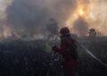 TAMBAH PASUKAN: Hotspot karhutla Kalsel terus naik. (Foto Ilustrasi: ANTARA FOTO/NOVA WAHYUDI)