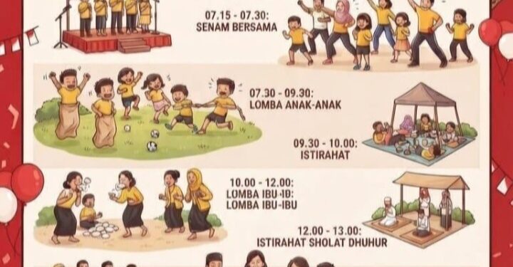 Pesta Ceria 17 Agustus di “Kampoeng Doea” Pesona Cilebut Dua, Pererat Kebersamaan Warga
