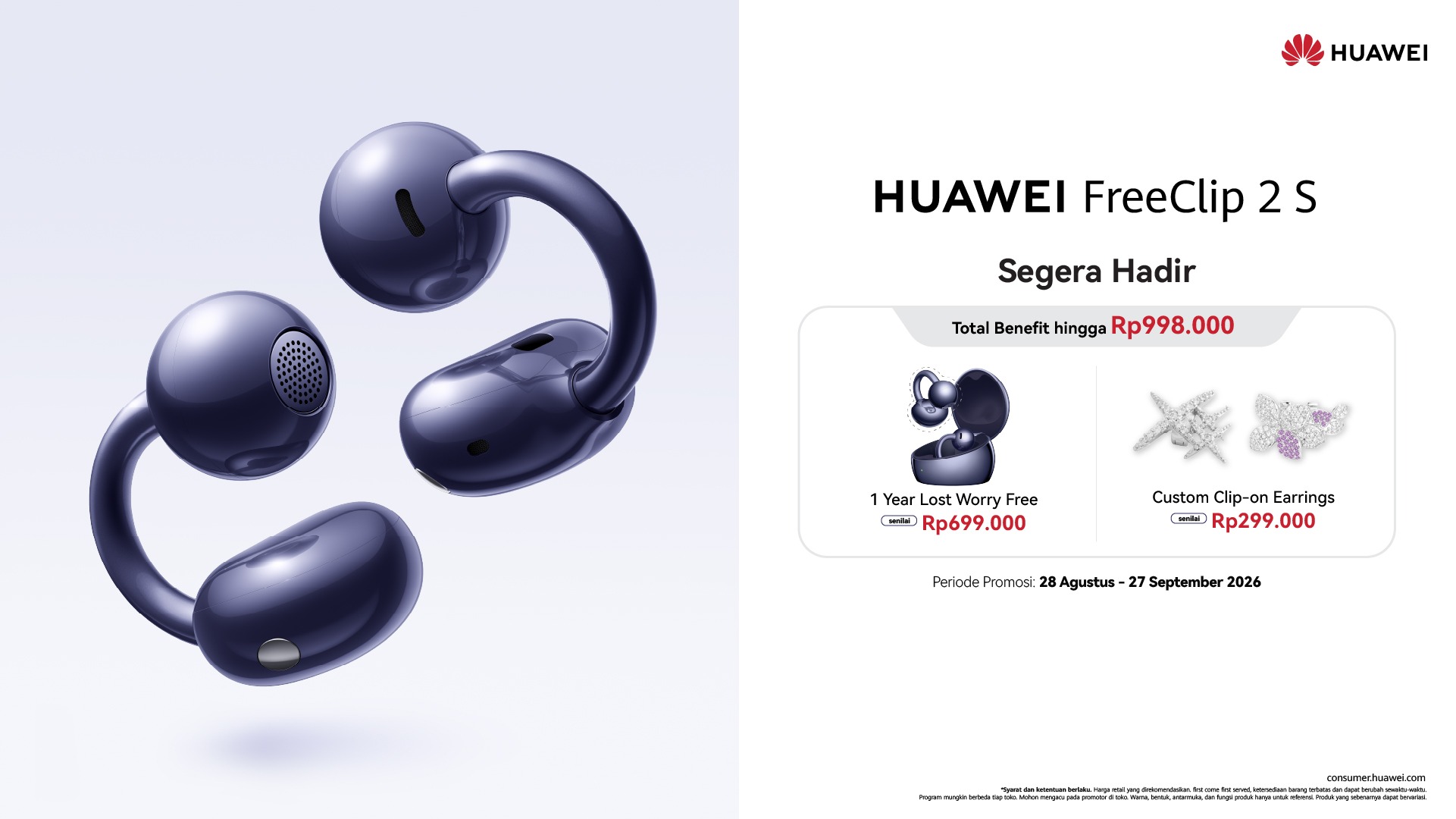 HUAWEI FreeClip 2 S