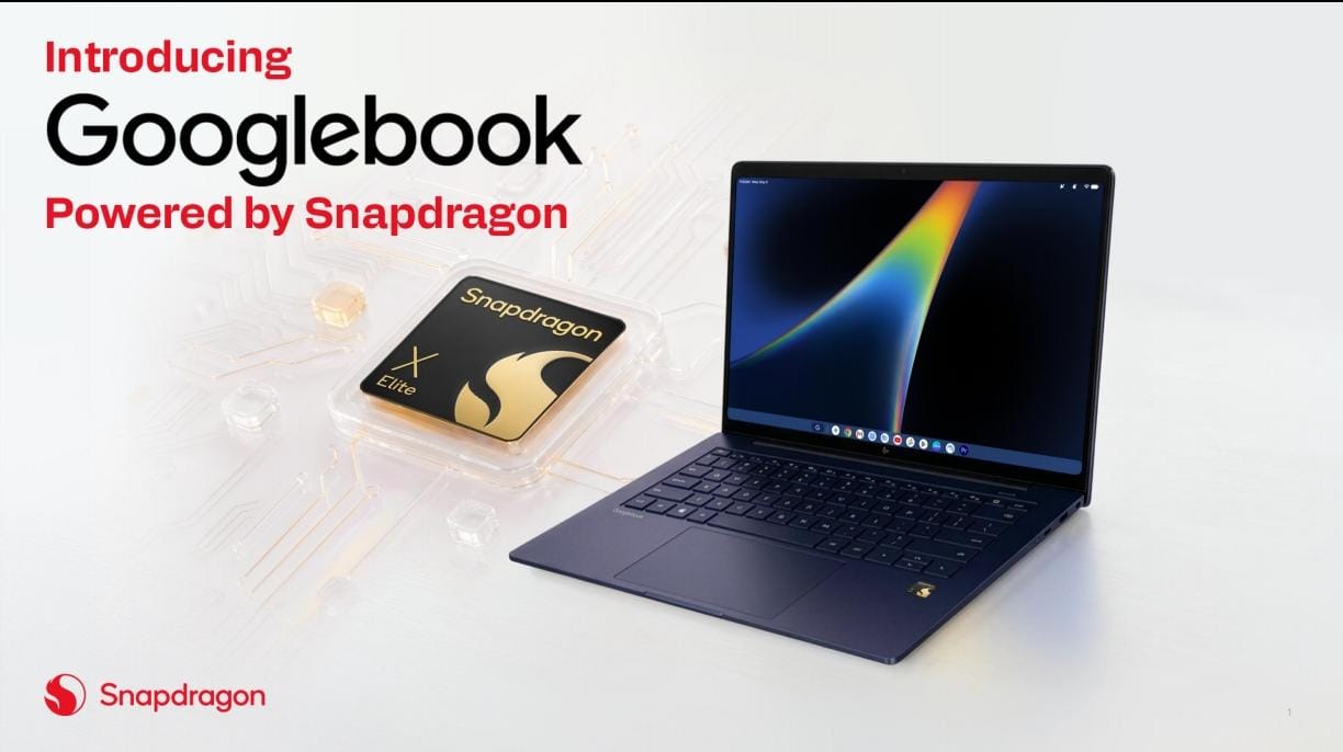 Qualcomm dan Google Kolaborasi Hadirkan Googlebook Bertenaga Snapdragon X Elite 2 Qualcomm dan Google Kolaborasi Hadirkan Googlebook Bertenaga Snapdragon X Elite