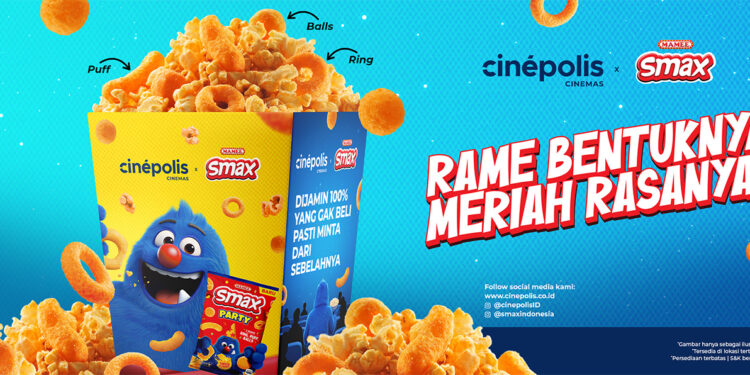 Popsmax Party Comeback di Cinépolis, Hadirkan Tiga Tekstur Camilan dalam Satu Bucket 1 Popsmax Party