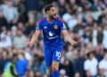 Michael Carrick Dikritik Salah Pasang Posisi Matheus Cunha 6 SALAH POSISI: Pemain Manchester United Matheus Cunha merayakan gol dalam pertandingan Premier League melawan Fulham, Minggu (20/9/2026). (Foto: (c) AP Photo/Kin Cheung)